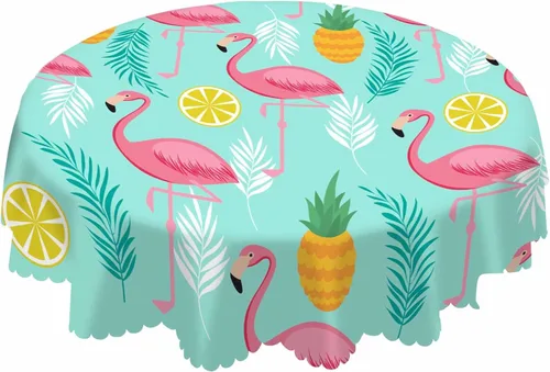 Miniatura 9 de AOYEGO Mantel redondo de primavera con diseño floral de pájaros, libélula, mariposa, hortensia, primavera, 60 pulgadas, para comedor, fiesta