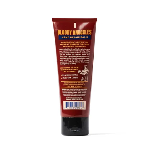 Miniatura 2 de Duke Cannon Bloody Knuckles - Bálsamo reparador de manos, crema hidratante sin perfume, fórmula de lanolina no grasa para manos secas y agrietadas