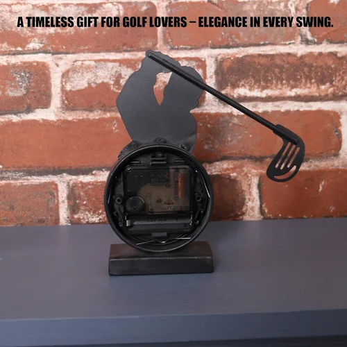 Miniatura 5 de Regalos de golf para hombres, papá, mujeres, hermano, jefes, palos de golf, reloj de escritorio, accesorios de escritorio geniales para compañeros