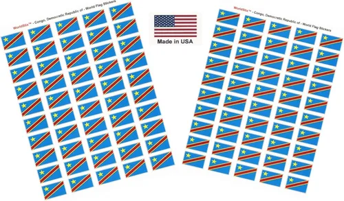 Miniatura 113 de 100 calcomanías de la bandera de Alaska; 1.5" x 1" hechas en Estados Unidos, calcomanías autoadhesivas de la bandera del estado para álbumes