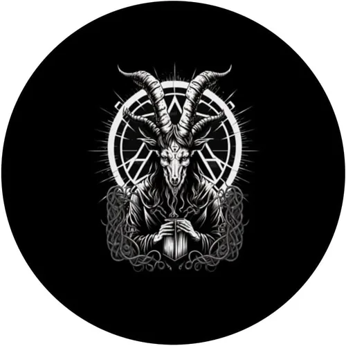 Miniatura 3 de Baphomet - Occult Gothic Demon PopSockets Swappable PopGrip