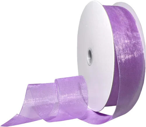 Miniatura 95 de Morex Ribbon 91803/100-609 Cinta de nailon Organdy, 5/8 pulgadas por 100 yardas, color rojo