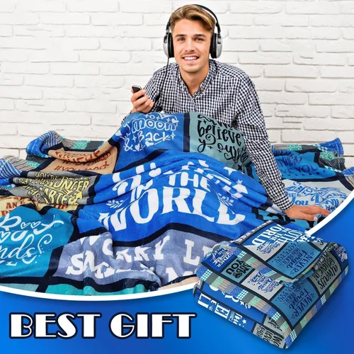 Miniatura 3 de Regalos para Hermano Manta, Regalos para Hermano de Hermana, Regalos de Navidad y Cumpleaños para Hermanos Adultos, Regalos para Hermanos Mayores