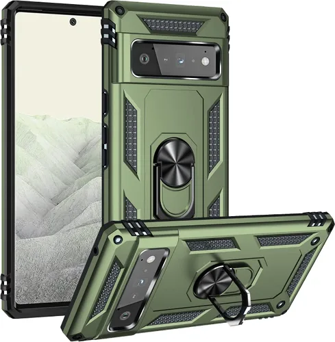 Miniatura 46 de Korecase Funda para Google Pixel 6 Pro de Servicio Pesado Resistente de Cuerpo Completo a Prueba de Arañazos a Prueba de Golpes Protección