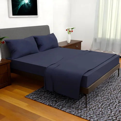Miniatura 76 de Top Split King - Juego de sábanas para cama ajustable, 4 piezas con bolsillos profundos, sábanas de microfibra de doble cepillado, sábana bajera