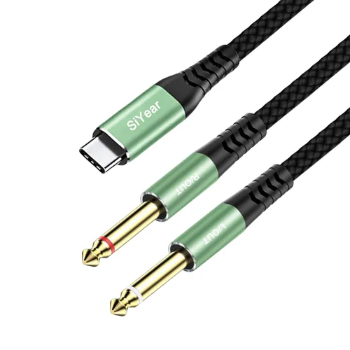 Miniatura 16 de Cable de audio USB C a 0.138 in, TRS de 1/8 pulgadas a USB tipo C Aux para altavoz estéreo de automóvil, cable auxiliar compatible con iPhone 15, 16