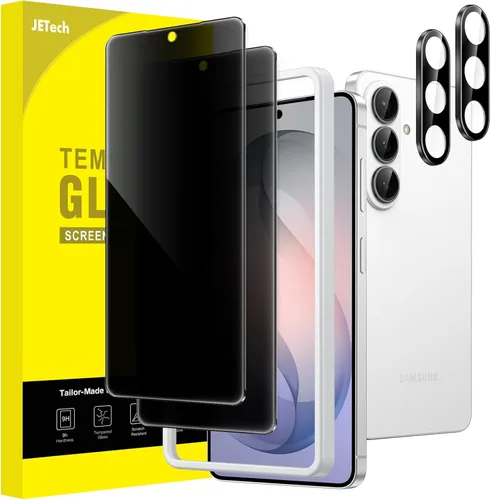 Miniatura 10 de JETech Protector de Pantalla de Privacidad para Samsung Galaxy S23 5G 6.1 Pulgadas con Protector de Lente de Cámara, Película de Vidrio Templado