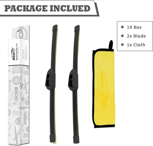 Miniatura 6 de Paquete de 2 Repuestos para Limpiaparabrisas Trasero para Hyundai Elantra GT I30 2013-2017, Jaguar F-PACE 2017-2022, Alfa Romeo Stelvio, E-PACE
