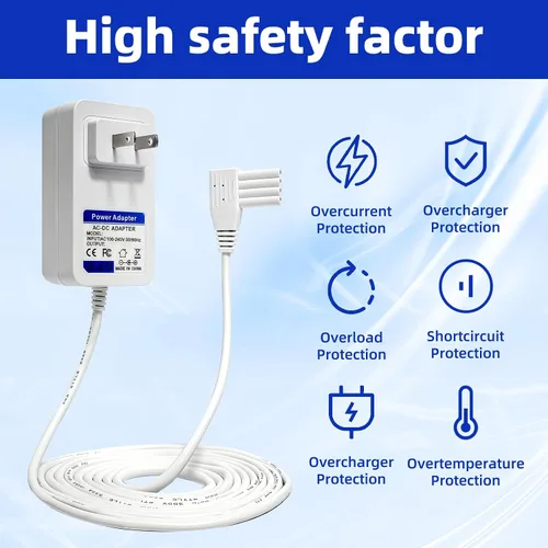 Miniatura 4 de Adaptador de fuente de alimentación de 5 V para bomba Moog Zevex Enteralite Infinity, compatible con bombas de alimentación Infinity Orange