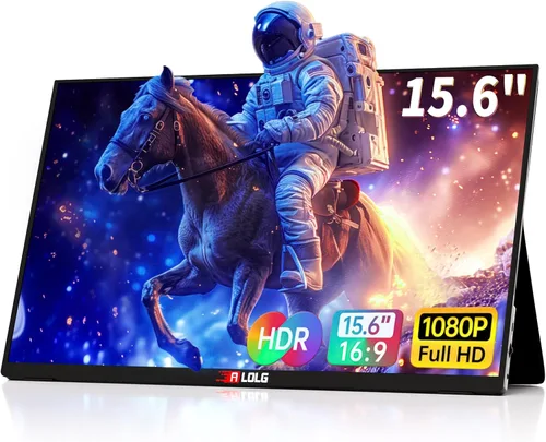 Miniatura 9 de Monitor portátil de 10.5'' para laptop, monitor de pantalla portátil de 2K FHD 60HZ, entradas USB-C y HDMI, panel IPS ultradelgado con HDR