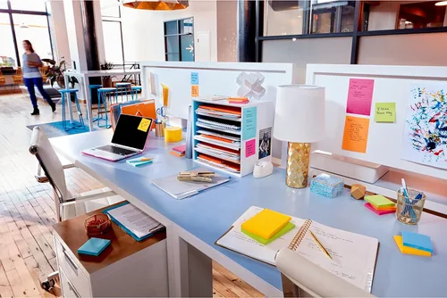 Miniatura 12 de Post-it Super Sticky Notes, 3 blocs de notas adhesivas, 7,6 x 7,6 cm, suministros escolares para estudiantes, ideal para libros de texto, cuadernos