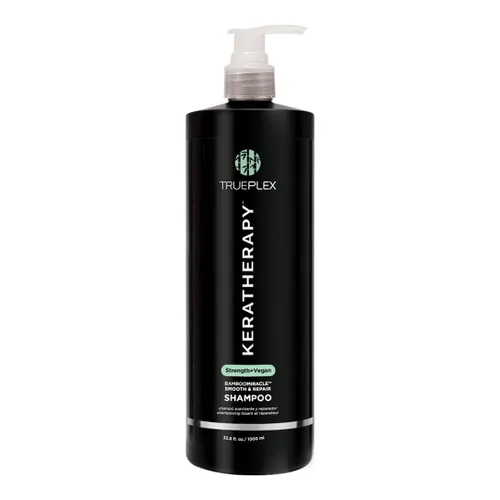Miniatura 10 de KERATHERAPY Bamboo Miracle Smooth & Repair Champú, 10.1 onzas, 10.1 fl oz – Fórmula limpiadora vegana para cabello dañado y encrespado – Hidratante