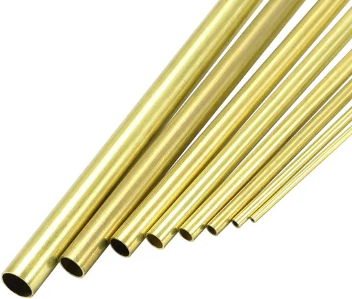uxcell Tubo de latón, 0.079 in, 0.118 in, 0.157 in, 0.197 in, 0.236 in, 0.276 in, 0.315 in, 0.394 in OD x 0.020 in, longitud 11.811 in, tubo redondo