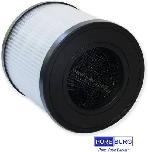 Miniatura 2 de PUREBURG Filtros de repuesto compatibles con Purivortex AC201B y purificadores de aire FULMINARE PU-P05, paquete de 4 unidades H13 True HEPA de 3