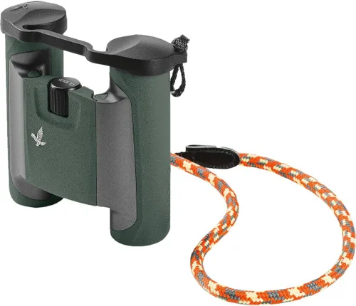 Miniatura 5 de SWAROVSKI OPTIK - Prismáticos de bolsillo de 10 x 25 CL con oculares torcidos y gran campo de visión (verde, bolsa de campo de montaña)