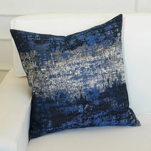 Miniatura 13 de THE-TINOART Fundas de almohada de estilo rústico moderno de 18x18, fundas de almohada decorativas tejidas en jacquard beige y dorado para sofá