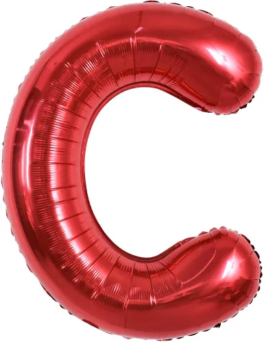 Miniatura 34 de TONIFUL Globos de Letras Rojas Brillantes Grandes de 40 Pulgadas A-Z, Globos Gigantes Jumbo de Helio de Papel de Aluminio Mylar Letra K Grande