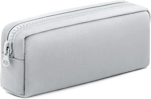 Miniatura 6 de Estuche para lápices de gran capacidad, bolsa de color puro para bolígrafos con cremallera, bolsa de almacenamiento estacionaria para oficiales Negro