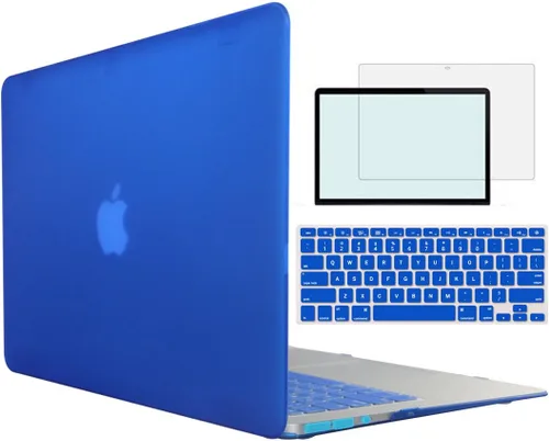 Miniatura 33 de Compatible con MacBook Air 1369 A1466 versión 2010-2017, carcasa rígida de plástico 4 en 1 con protector de pantalla de teclado compatible con Apple