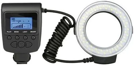Miniatura 2 de Anillo de luz LED macro dual compatible con Nikon COOLPIX P900 (incluye soporte en forma de U)