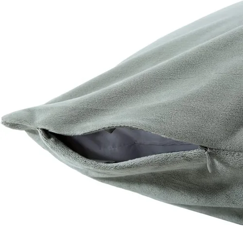 Miniatura 7 de YANHOMY Funda de almohada corporal ultra suave de 20 x 54 pulgadas con cierre de cremallera oculto para adultos, mujeres embarazadas, suave y Gris