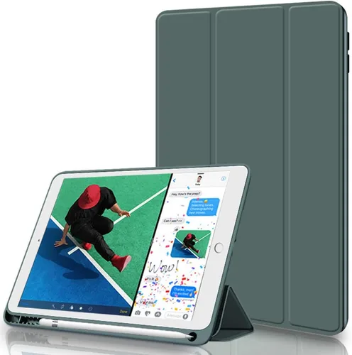 Miniatura 12 de kenke Funda para iPad de 6ª/5ª Generación (Modelo 2018/2017) de 9.7 Pulgadas con Soporte para Lápiz, Cubierta Inteligente Ligera con Soporte