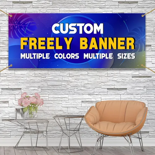 Miniatura 11 de Banners y letreros personalizados para exteriores e interiores, diseño de logotipo con texto fotográfico, personalizado para negocios, fiestas
