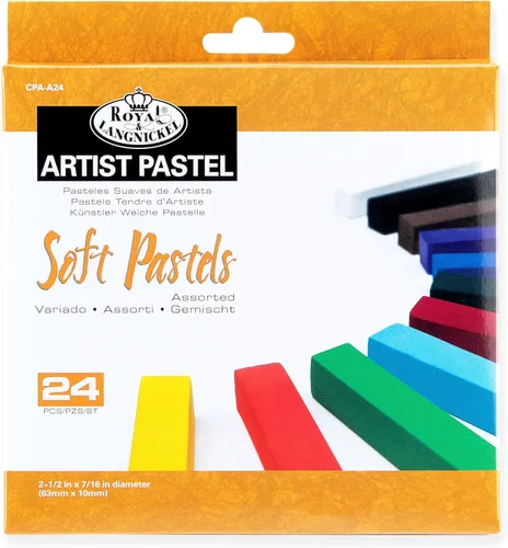 Royal Brush Pasteles suaves, paquete de 24, multicolor
