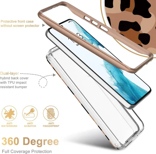 Miniatura 3 de ESDOT Funda para Samsung Galaxy S22 Plus, grado militar, prueba de caída de 21 pies, resistente con diseños de moda para mujeres y niñas, funda