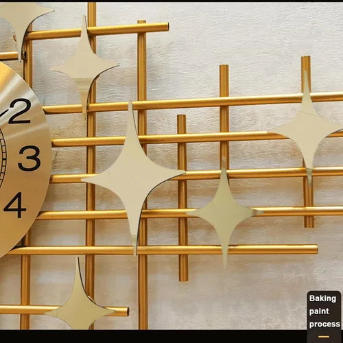 Miniatura 3 de Reloj de pared grande, moderno y decorativo, diseño silencioso, decorativo, para cocina, con personalidad, para el hogar, sin tictac, para sala