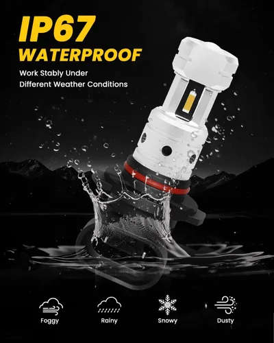 Miniatura 5 de PHINLION Bombillas LED antiniebla 9145, superbrillantes, 3800 lúmenes, H10, 9040, 9045, 9140, repuesto de bombilla LED antiniebla, tamaño mini 1:1