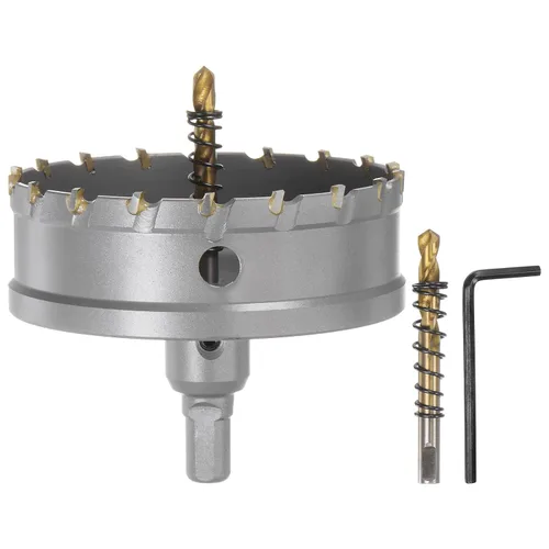 Miniatura 44 de HARFINGTON Cortador de carburo de sierra de agujero de metal de 0.472 in / 0.47 pulgadas de diámetro para acero inoxidable, metal, aleación