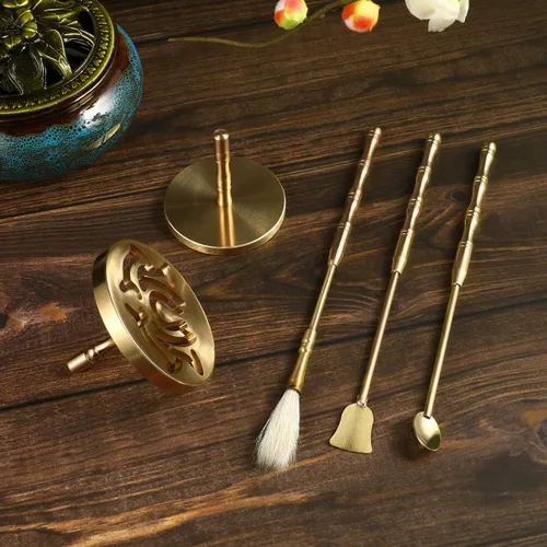 Miniatura 8 de DOITOOL Kit de 5 piezas de incienso chino para quemador de incienso, accesorios de primera calidad para aromaterapia, yoga, meditación, relajación