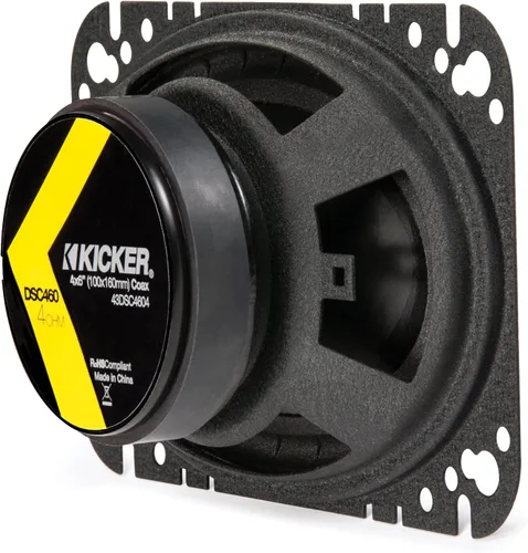 Miniatura 3 de Kicker 43DSC4604 par de bocinas de 2 vías, 4 x 6 pulgadas