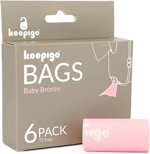 Miniatura 2 de Bolsas de pañales desechables compostables 6 rollos, 72 bolsas a prueba de fugas, XL biodegradables Bolsas de basura ecológicas para el hogar