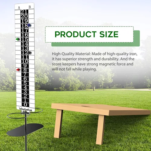 Miniatura 2 de Waybelive Marcador magnético de metal con soportes para bebidas, dos formas de instalación, se puede colocar tanto en un lugar plano o irregular