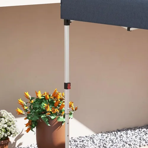 Miniatura 9 de Outsunny Tienda de campaña desplegable de 10 x 10 pies con 3 paredes laterales, bolsas de peso para piernas y bolsa de transporte, altura ajustable