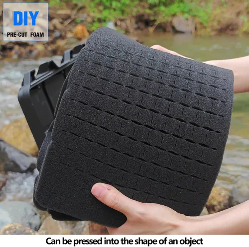 Miniatura 8 de Funda para pistola con cerradura - Estuche de viaje para pistola con 2 cerraduras TSA incluidas, Estuche de transporte para pistola de carcasa dura