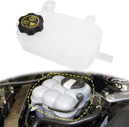 Miniatura 3 de X AUTOHAUX 1 Unidades Refrigerante Radiador Depósito Depósito 95269001 Refrigerante Desbordamiento Botella con Tapa para Buick para Chevrolet
