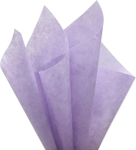 Papel de regalo de algodón coreano, 10 hojas florales no tejidas, impermeable para flores frescas, 23.6 x 23.6 pulgadas (morado)