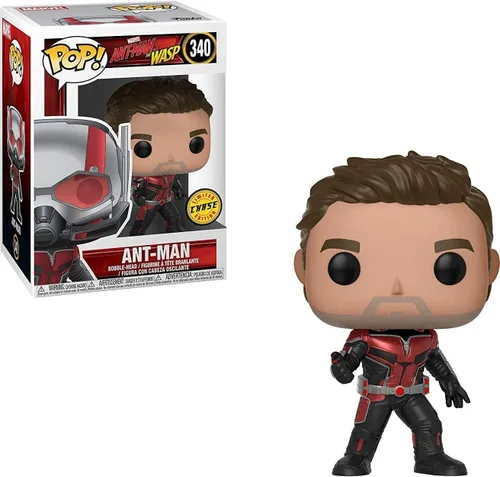 Miniatura 2 de Funko Pop! Marvel: Ant-Man & The Wasp - Figura de vinilo de edición limitada Unmasked Ant-Man Chase, con funda protectora de caja pop