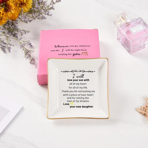 Miniatura 3 de Spegiffu Regalos para la madre del novio de la novia, regalo de boda para suegra, cumpleaños, Navidad, Día de la Madre, Gracias por criar al hombre