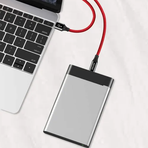 Miniatura 6 de AGVEE Paquete de 2 cables de carga Gpsmap de repuesto para Garmin Nuvi GPS, cable de carga Gpsmap, TI-84 Plus/CE/C plateado, micrófono USB Yeti Rojo
