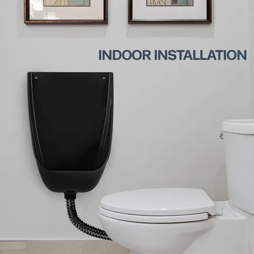 Miniatura 2 de Urinarios de plástico para hombres, negro, urinarios para hombres, orinario masculino, urinarios, inodoro al aire libre, orinario para hombres