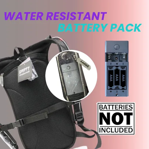 Miniatura 3 de LED Hydropack Rave Hydration Backpack – Festival, Hiking, & Running for Women & Men - 2 Liter Leakproof Bladder – Anti-Theft Pockets - Rave