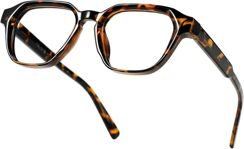 Miniatura 10 de TIJN Gafas de Bloqueo de Luz Azul para Mujeres y Hombres Marco Rectangular TR90 y Estilo Elegante Preppy Gafas de Pantalla de Computadora