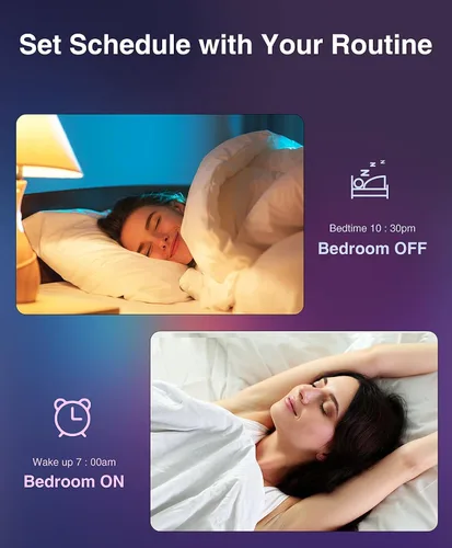 Miniatura 8 de Beantech - Bombilla inteligente, bombillas WiFi, bombilla que cambia de color, bombillas inteligentes funcionan con Alexa y Google Assistant