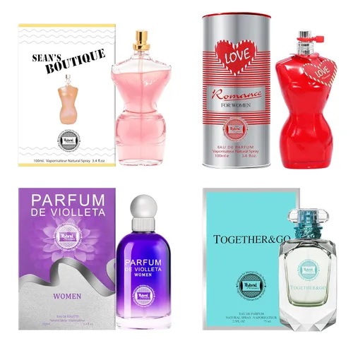Miniatura 26 de Hybrid & Company Mujer 4 unids Black Opinion La Vie En Rose Paris Para Su Primavera Floración Perfume Natural Spray Fresco Fragancia