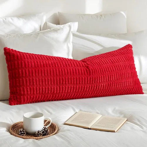 Miniatura 45 de OTOSTAR Fundas de Almohada Decorativas de Pana de 16 x 24 Pulgadas Súper Suaves Bohemias a Rayas Rectangulares Fundas de Cojín Modernas para Sofá