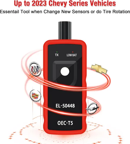 Miniatura 2 de JDIAG EL-50448 Herramienta de restablecimiento TPMS para el sistema de monitoreo de presión de neumáticos automático de GM, sensor de activación